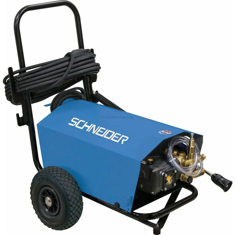 Lavadora de Alta Pressão Água Fria SCHNEIDER 230V 2.2kW 160 Bar 9 L/min com Mangueira 20m e Lance Turbo