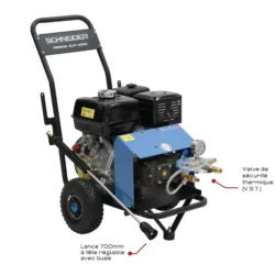 Lavadora de Alta Pressão Água Fria SCHNEIDER Motor Térmico 13CV 240 bar 15 l/min