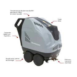 Lavadora de Alta Pressão Água Quente SCHNEIDER Trifásica 26l/min 150bar 20m