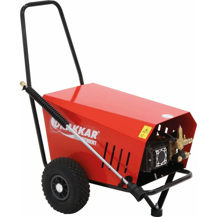 Lavadora de Alta Pressão de Água Fria DRAKKAR 380V 26 l/min 170 bar Total Stop com Mangueira 20m