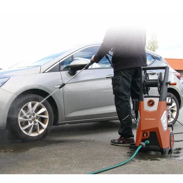 Lavadora de Alta Pressão SCHNEIDER 230V 150 bar 7,2 l/min Total Stop