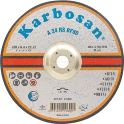 Lote de 10 Discos de Desbaste Aço 230x6,4x22mm