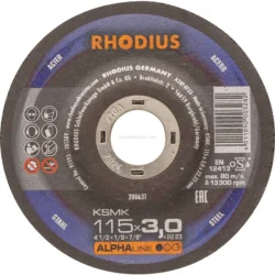 Lote de 25 Discos de Corte Aço 115x3x22mm