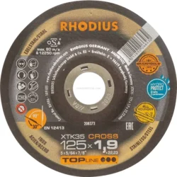 Lote de 25 Discos de Corte e Desbaste Aço/Inox 125x1,9x22,2mm