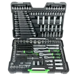 Mala de Ferramentas 216 Peças Sextavadas JBM 1/4" 3/8" 1/2" Aço S2