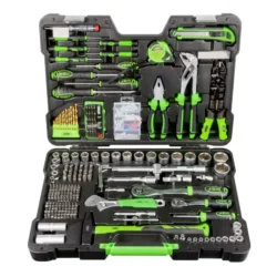 Mala de Ferramentas 302 Peças Sextavadas JBM 1/4' 1/2' Cr-V