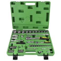 Mala de Ferramentas 60 Peças Spline JBM 1/4" 1/2" Cr-V