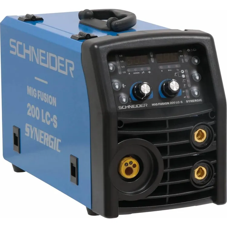 Máquina de Soldar Inverter SCHNEIDER MIG Fusion 200LC-S 230V MIG/MAG MMA TIG Lift