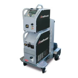 Máquina de Soldar MIG/MAG C.RAFTWELD CRAFT-PULSE 450 WS C/ Carrinho E Painel de Controlo Em Cima