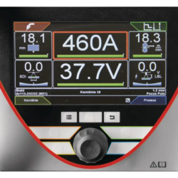Máquina de Soldar MIG/MAG C.RAFTWELD CRAFT-PULSE 450 WS C/ Carrinho E Painel de Controlo Em Cima
