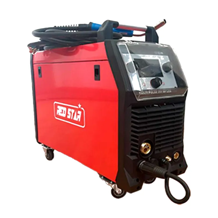 Máquina de Soldar Multiprocesso Duplo Pulsado RED STAR MULTIPULSE 251 DP LCD 250A 40%