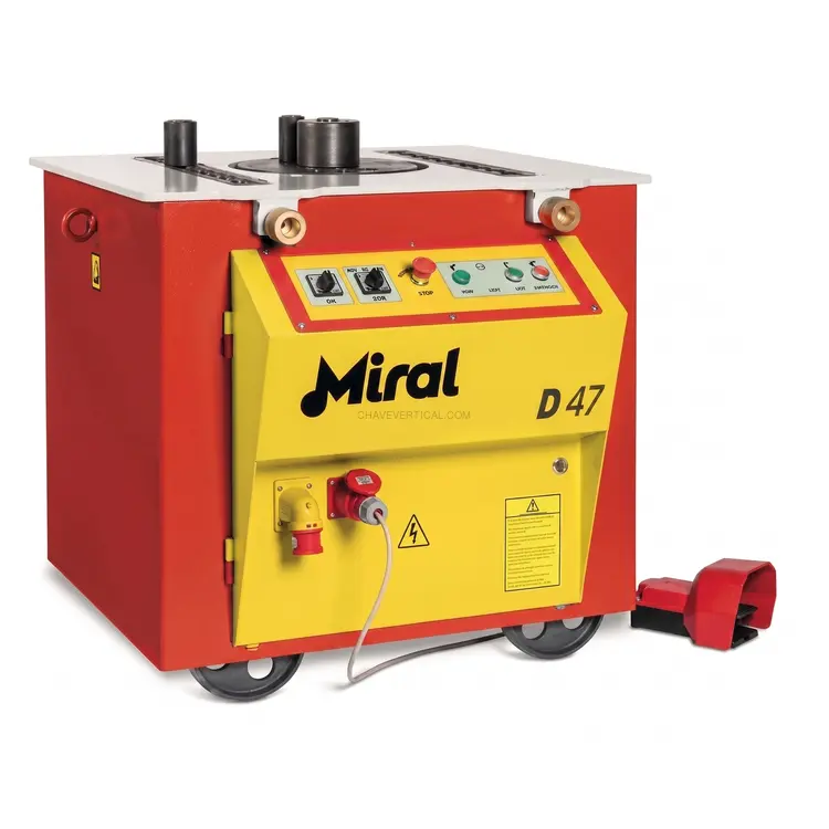 Máquina Elétrica Combinada de Cortar e Dobrar Ferro MIRAL CD34-37 RL 32 MM Corte 35 MM Dobra