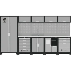 Mobiliário de Oficina 5 Elementos com Lava-loiça Inox DRAKKAR