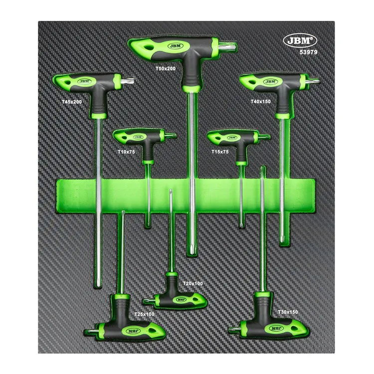 Módulo de 8 Chaves Torx em T JBM T10-T50 CrV