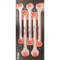 Módulo de Espuma com 5 Chaves Mistas 23 a 27mm DRAKKAR Acabamento Carbono