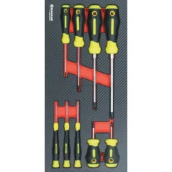 Módulo de Espuma com 9 Chaves de Fenda Phillips DRAKKAR 402x189mm