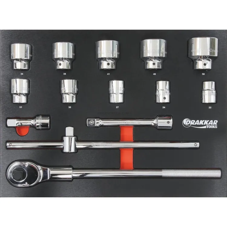 Módulo de Espuma DRAKKAR 3/4″ 14 Peças Metal 534x395mm