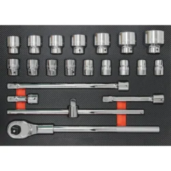 Módulo de Espuma DRAKKAR 3/4″ 21 Peças 567x402x32mm Acabamento Carbono