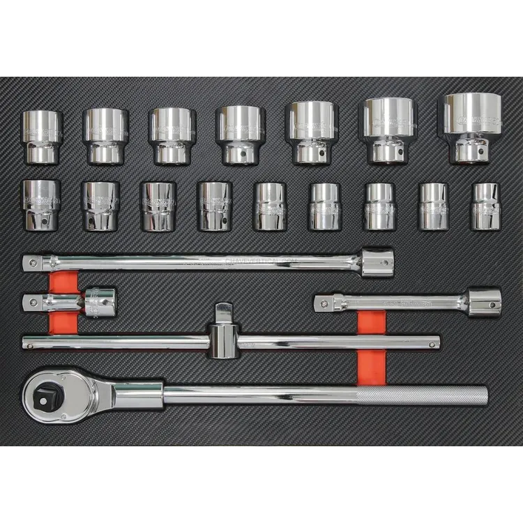 Módulo de Espuma DRAKKAR 3/4″ 21 Peças 567x402x32mm Acabamento Carbono