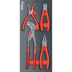 Módulo de Espuma DRAKKAR 395x178mm para Alicates 4 Peças