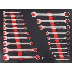 Módulo de Espuma DRAKKAR 530x395mm para Chaves Mistas 20 Peças