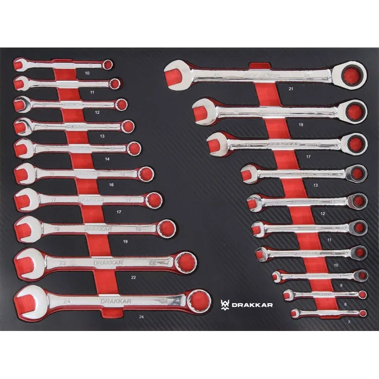 Módulo de Espuma DRAKKAR 530x395mm para Chaves Mistas 20 Peças
