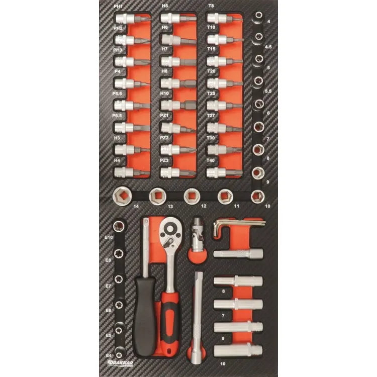 Módulo de Espuma DRAKKAR Carbono 1/4″ 56 Peças 402x189mm