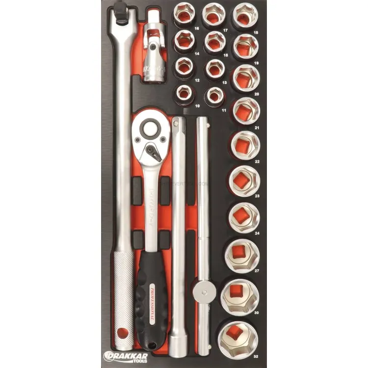 Módulo de Espuma DRAKKAR Metal 24 Peças 1/2″ 395x178mm