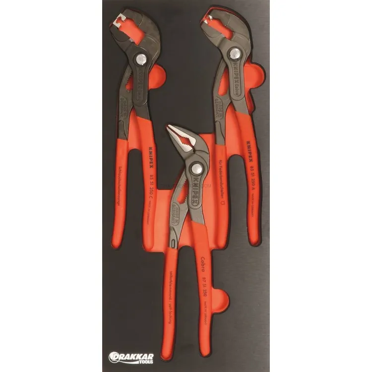 Módulo de Espuma KNIPEX 3 Alicates 395x178mm