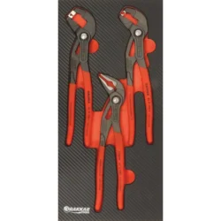 Módulo de Espuma KNIPEX Alicates Cobra e Braçadeiras 3 Peças