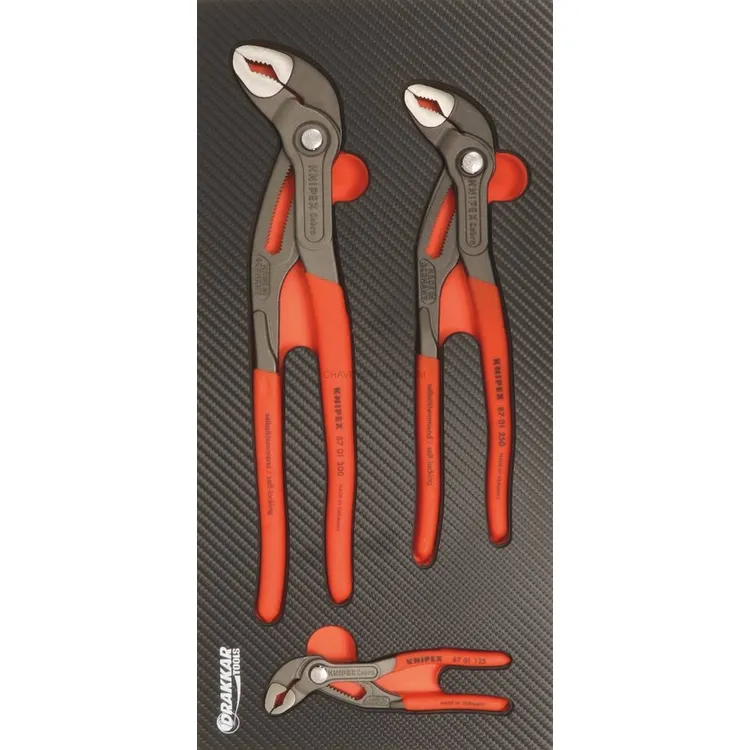 Módulo de Espuma KNIPEX Carbono 3 Alicates Cobra 125-300mm
