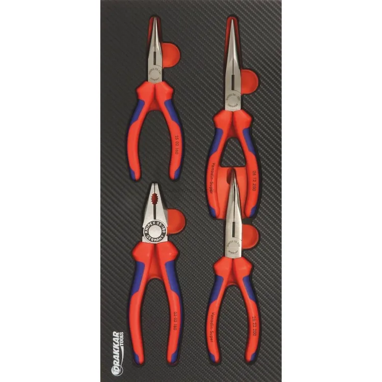 Módulo de Espuma KNIPEX Carbono 4 Alicates 402x189x32mm