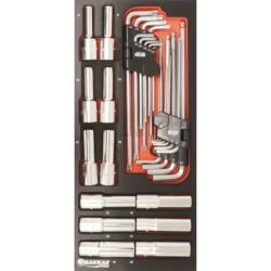 Módulo de Ferramentas DRAKKAR 31 Peças 395x178x32mm