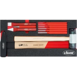 Módulo de Ferramentas VIGOR 11 Peças 393x188x35mm