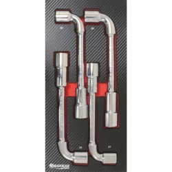 Módulo em Espuma DRAKKAR com 4 Chaves de Cachimbo 21-24mm 402x189mm