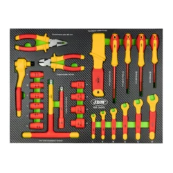 Módulo de Ferramentas Isoladas VDE 26 Peças JBM 3/8" e 1/2"