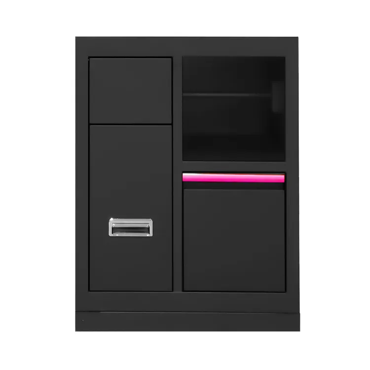 Móvel Compacto de Oficina JBM com 3 Gavetas e Porta-Bobinas de Papel