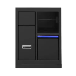 Móvel de Oficina JBM com 3 Gavetas e Porta-Bobinas de Papel