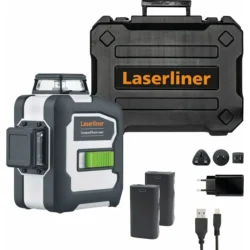 Nível Laser Tridimensional Pocketplane 3G LASERLINER 360° Verde