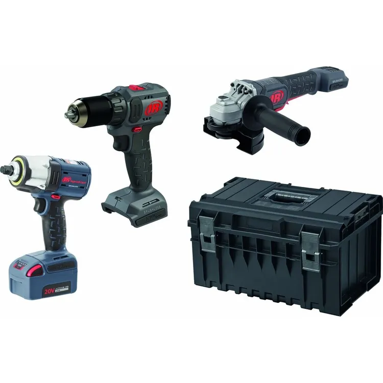 Pack 20V Berbequim, Rebarbadora e Chave de Impacto 1/2 Polegada 750Nm Pack 20V Berbequim, Rebarbadora e Chave de Impacto 1/2 Polegada 750Nm