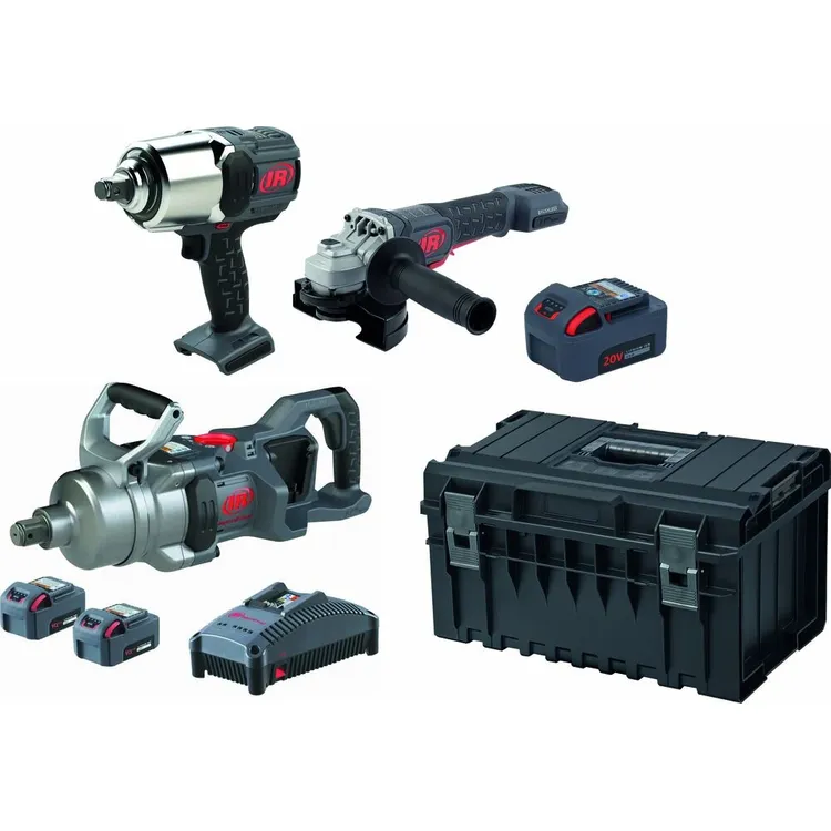 Pack 20V DRAKKAR Rebarbadora 125mm e Chaves de Impacto 3/4 e 1