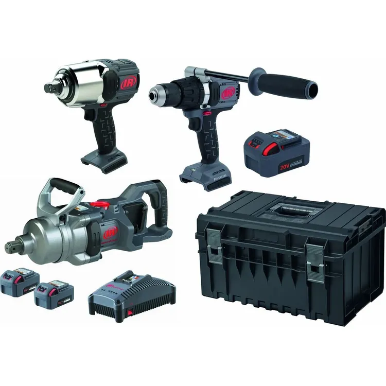 Pack Ferramentas 20V DRAKKAR 125Nm/2710Nm/3500Nm 3 Baterias 5Ah