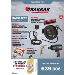 Pack Pneumático Pesados DRAKKAR 3/4″ 1750/2250Nm