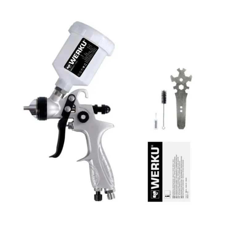 Pistola de Pintar HVLP-II WERKU 125ml 0.8mm