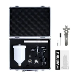 Pistola de Pintura por Gravidade WERKU HVLP-III 600ml 1.3/1.5mm