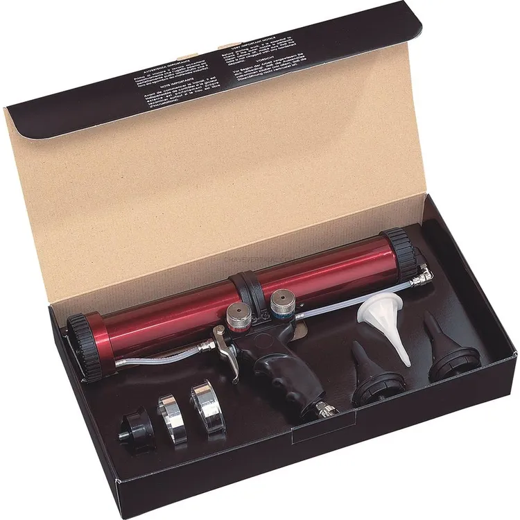 Pistola Pneumática para Mastique Especial Pára-Brisas 310ml/300-400ml