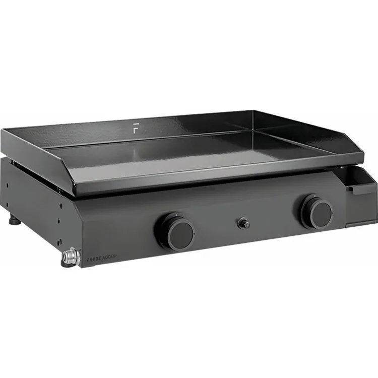 Plancha a Gás FORGE ADOUR Modern 60 5300W Aço Preto