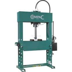 Prensa de Oficina Manual e Pneumática COMPAC 50T Estrutura Soldada
