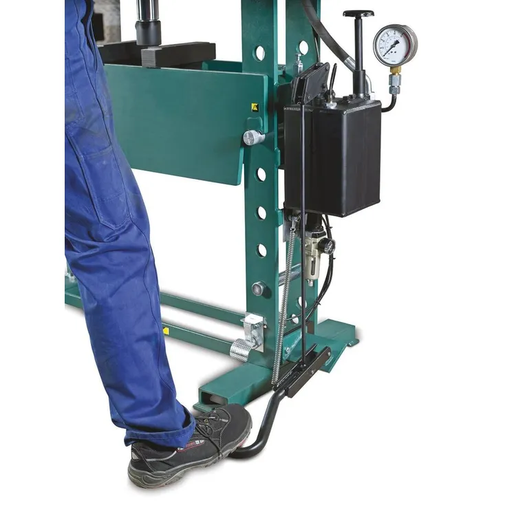 Prensa hidro-pneumática 50T com pedal COMPAC