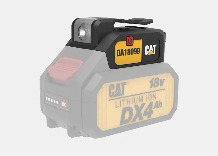 Adaptador USB 18V 2.0Ah CAT DA18099 2 Portas USB e Luz LED